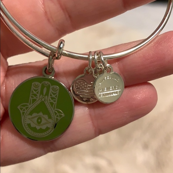Alex and Ani Hamsa Bangle - Picture 3 of 5